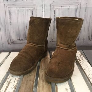 Bearpaws Brown White Fur Inside Winter Autumn Fall